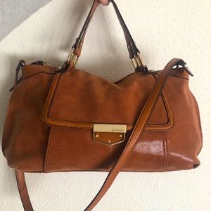 B MAKOWSKY | Chestnut Tote w. Crossbody Strap